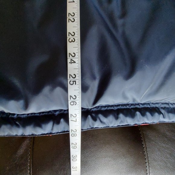 Gap Men's Blue Red Reversible Sleeveless Puffer Vest Full Zip Size M Y2K VTG! - Picture 10 of 11